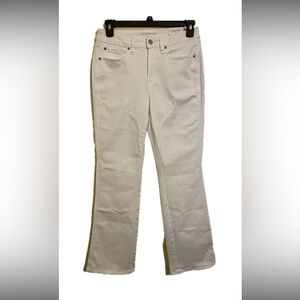 White jeans- define me curvy flare- new with tags